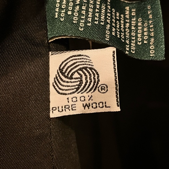 Lauren Ralph Lauren Vintage Sz 10 Long Jacket Leather Trim Wool Polo Preppy EUC - Picture 8 of 13